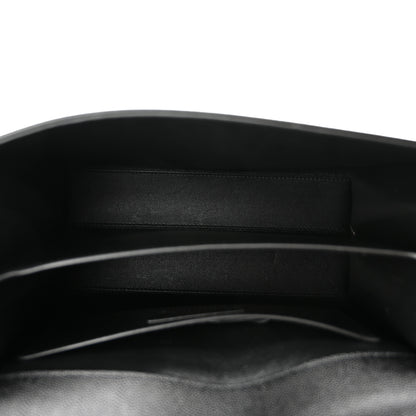 Saint Laurent Grain de Poudre Medium Classic Monogram Cassandra Top Handle Black 5 of 9