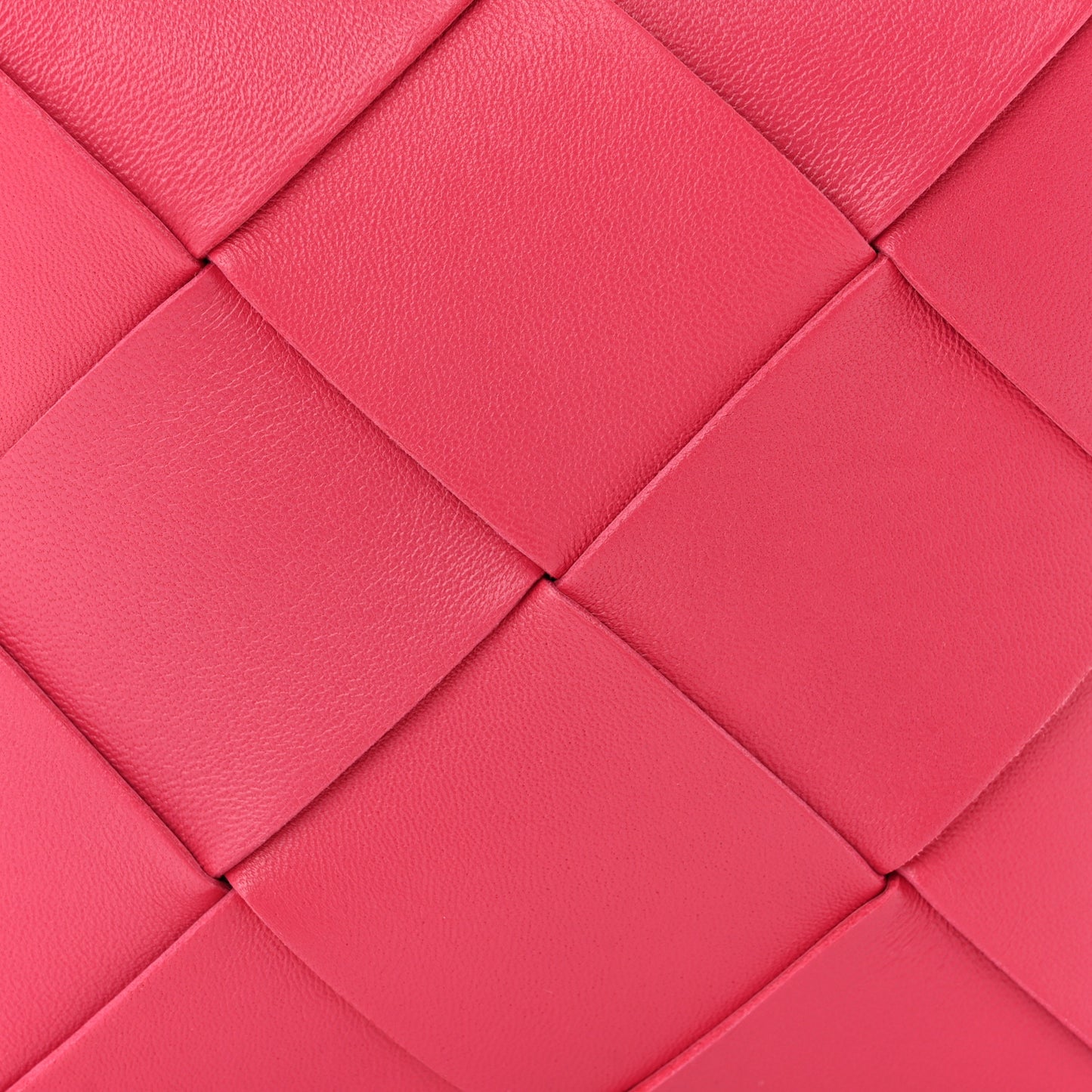 Lambskin Maxi Intrecciato Mini Cassette Camera Bag Cranberry