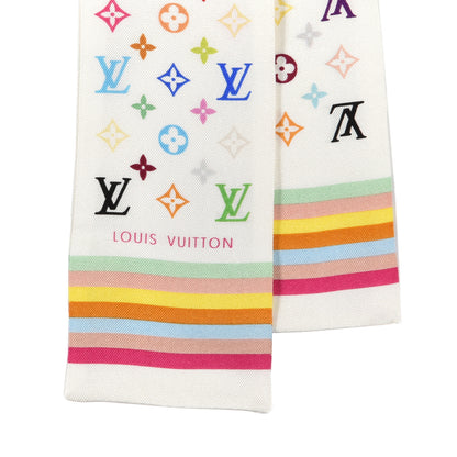 Louis Vuitton Silk Monogram Multicolor Bandeau White 2 of 3