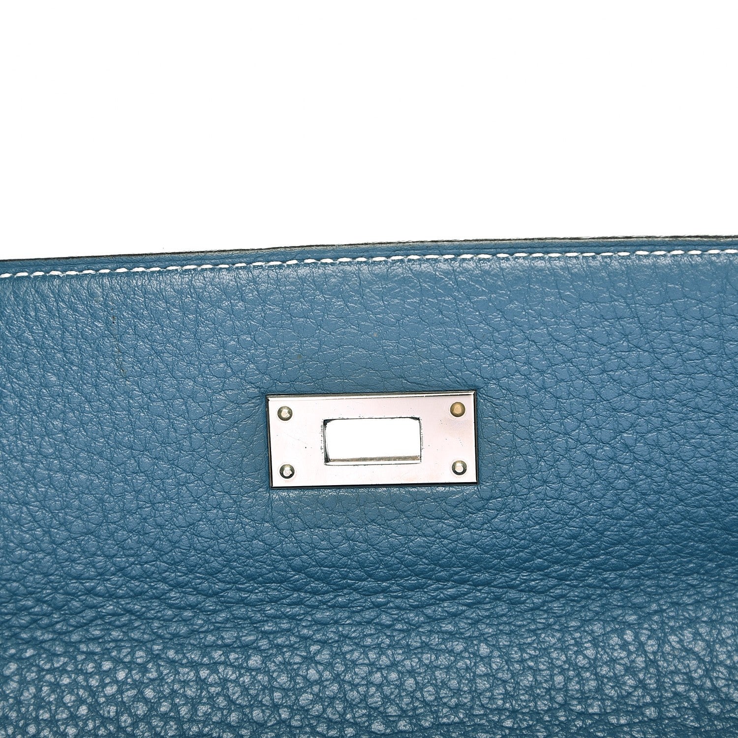 Hermes Taurillon Clemence Kelly Retourne 32 Blue Jean 31 of 40