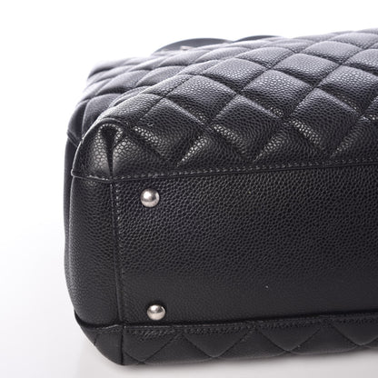 Chanel Caviar Quilted City Shopping Tote Black 9 of 12