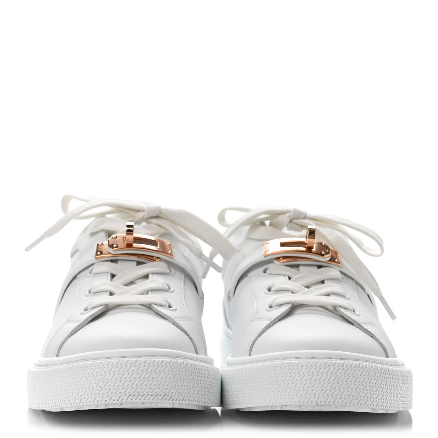 Calfskin Day Sneakers 37.5 White