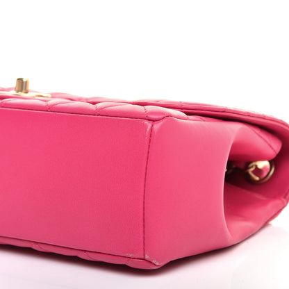 Chanel Lambskin Quilted Medium Mademoiselle Chic Flap Pink 7 of 10