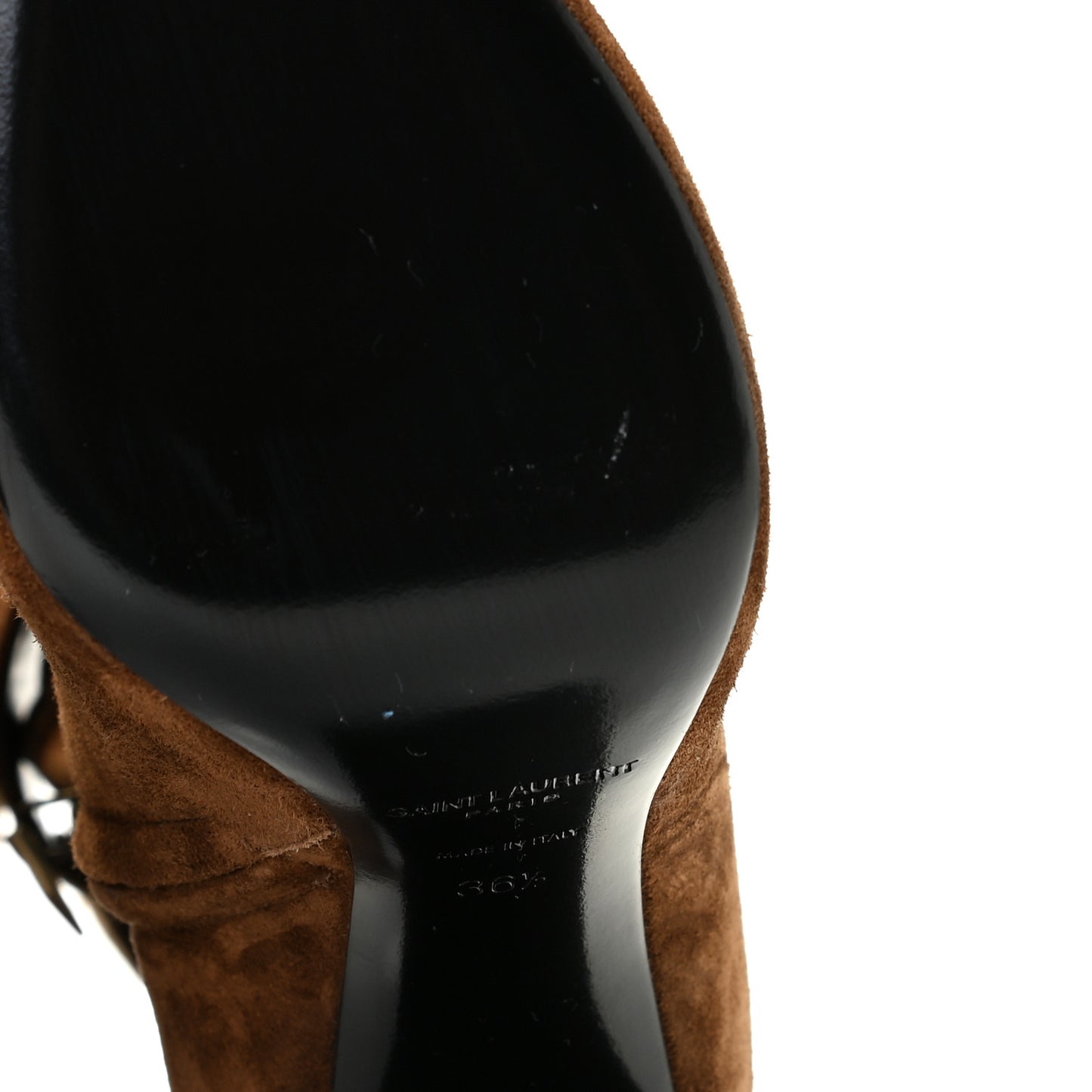 Suede Joplin Buckle Booties 36.5 Land