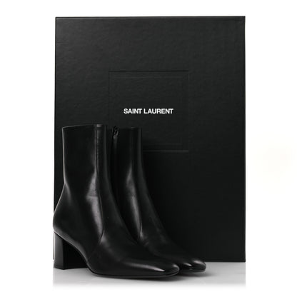 Saint Laurent Calfskin Mens XIV Zip Boots 40 Black 14 of 14