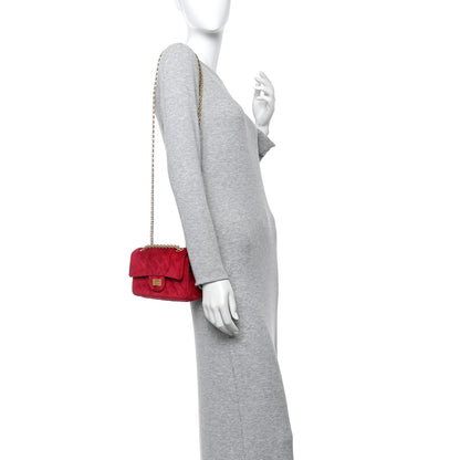 Chanel Velvet Quilted Mini 2.55 Reissue Flap Red 2 of 11