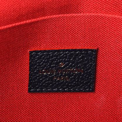 Louis Vuitton Empreinte Pochette Felicie Chain Wallet Marine Rouge 8 of 11