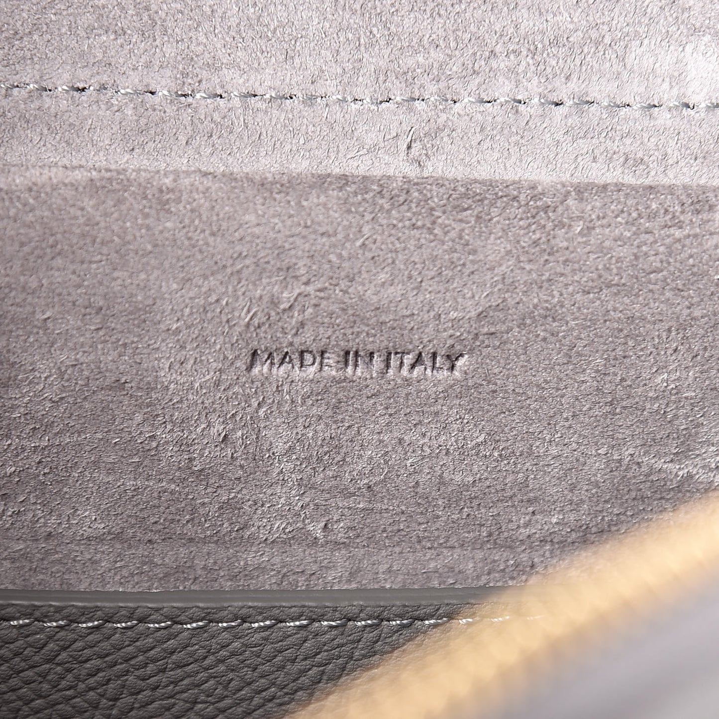 Grained Calfskin Micro Belt Bag Cloud