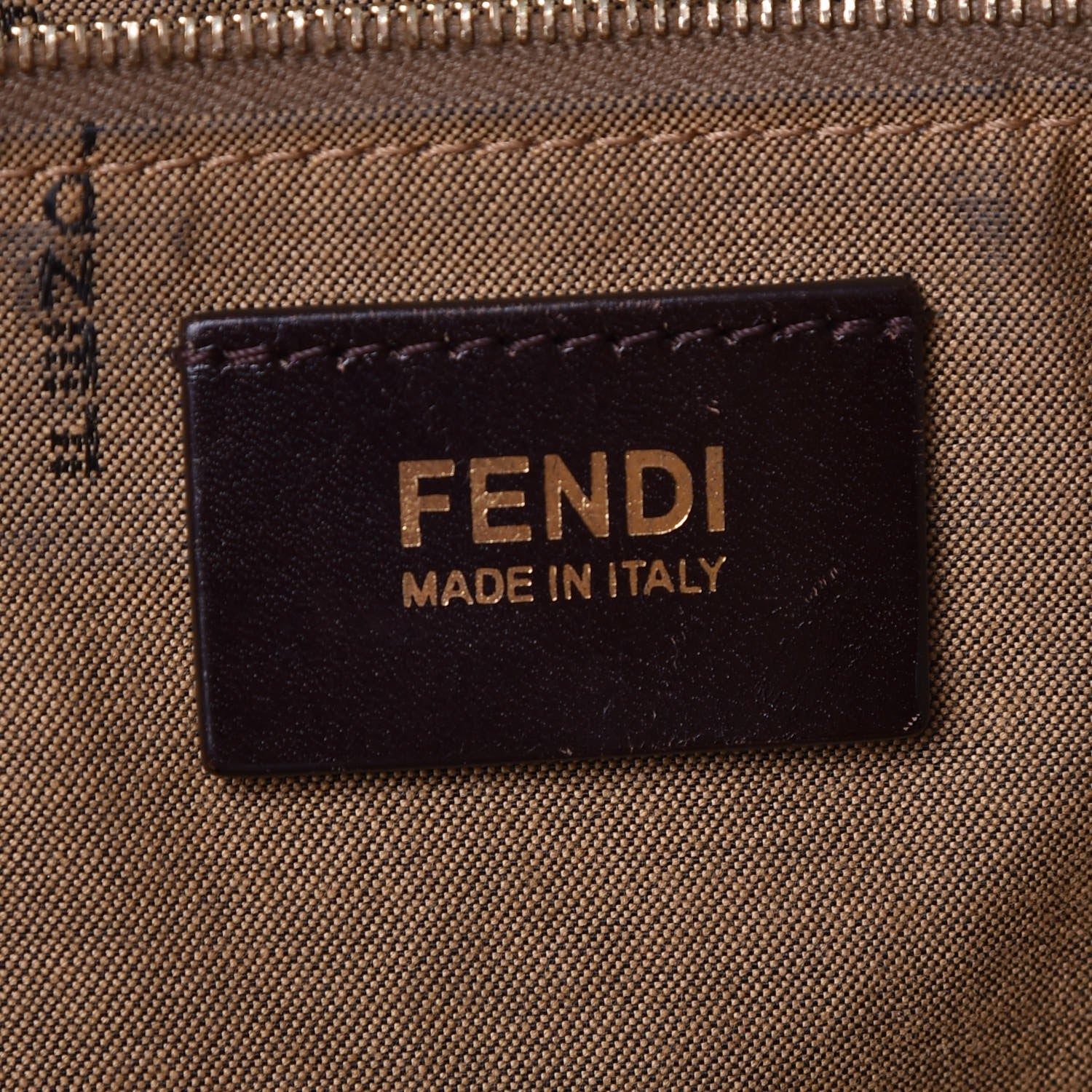 Fendi Zucca Large Hobo Tobacco 6 of 13