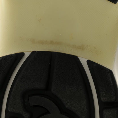 Chanel Fabric Laminated Calfskin Stretch CC Sneakers 40 White Silver 15 of 17