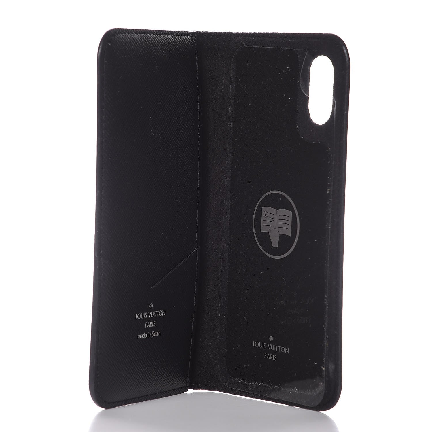 Louis Vuitton Monogram Eclipse iPhone X Folio Case 5 of 7