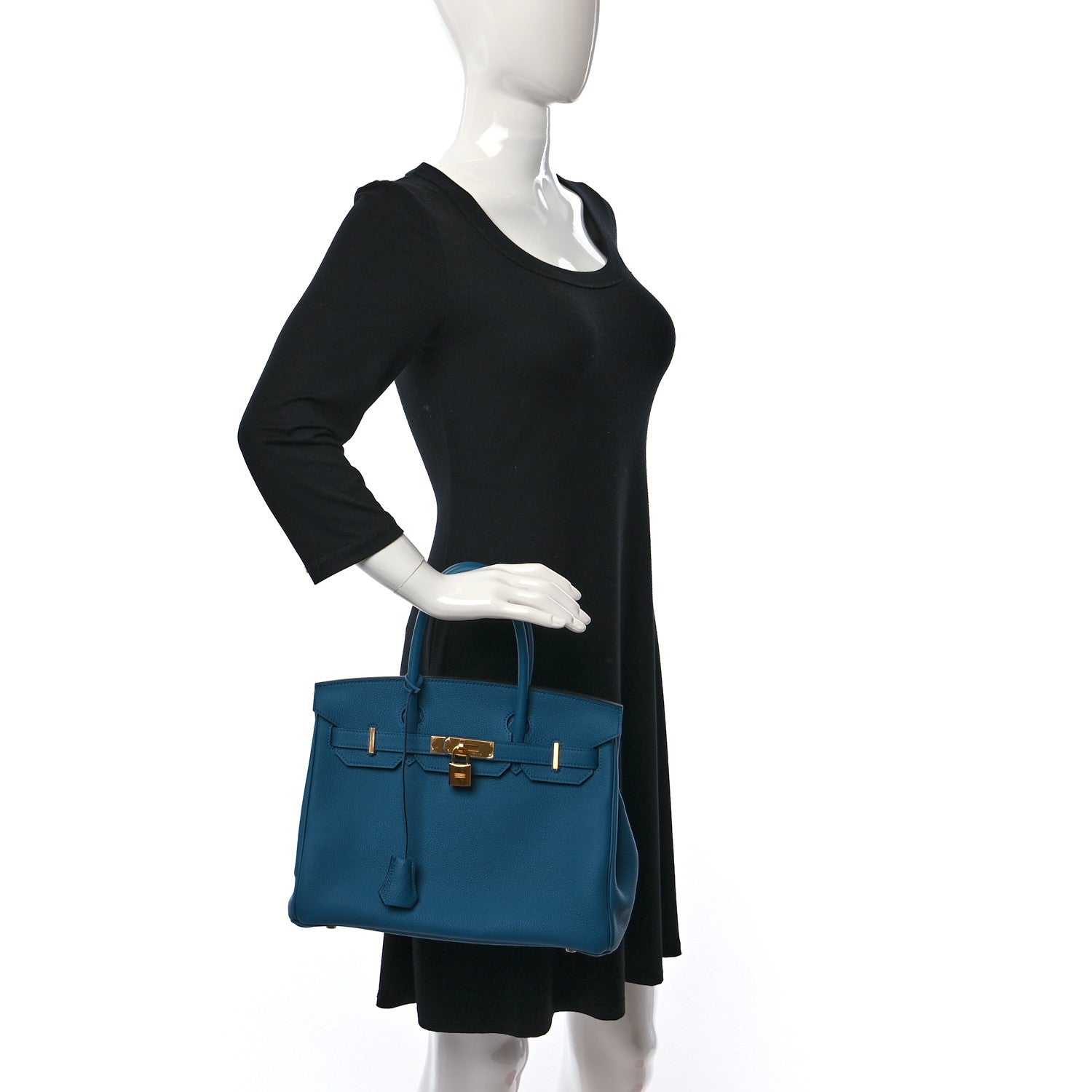 Hermes Togo Birkin 30 Cobalt 2 of 10