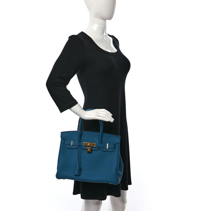 Hermes Togo Birkin 30 Cobalt 2 of 10