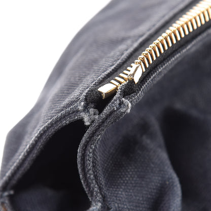 Miu Miu Washed Canvas Canapa Shopping Pattina Tote Bleuette 12 of 22