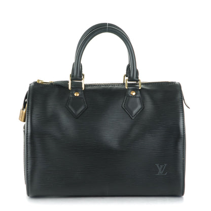Louis Vuitton Epi Speedy 25 Black 1 of 8