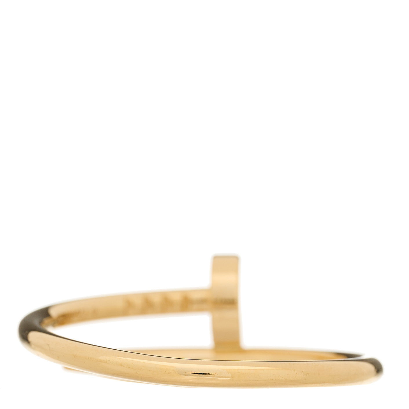 Cartier 18K Yellow Gold Small Juste Un Clou Ring 59 8.75 3 of 5