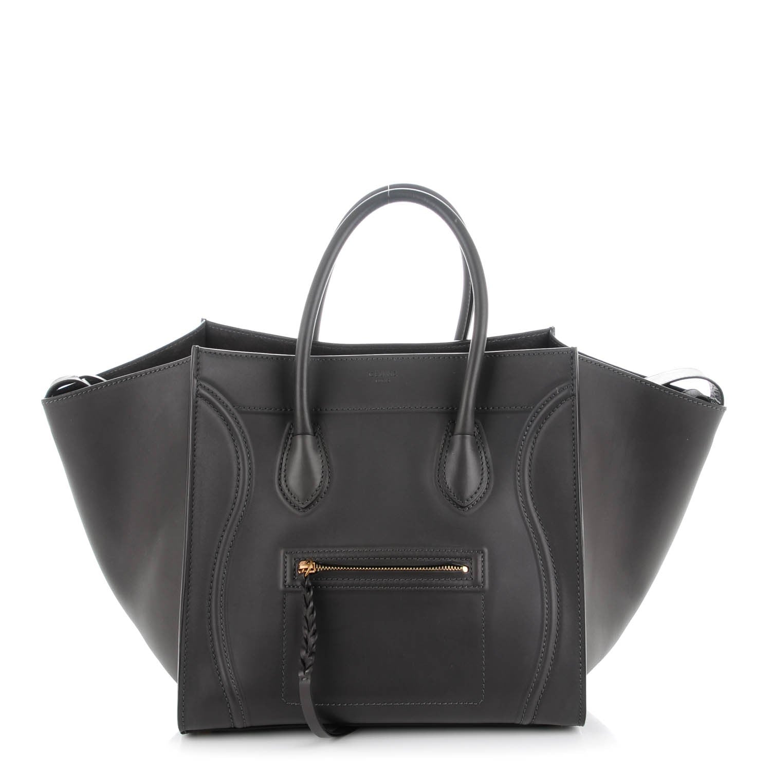 Celine Natural Calfskin Medium Phantom Luggage Grey 1 of 7