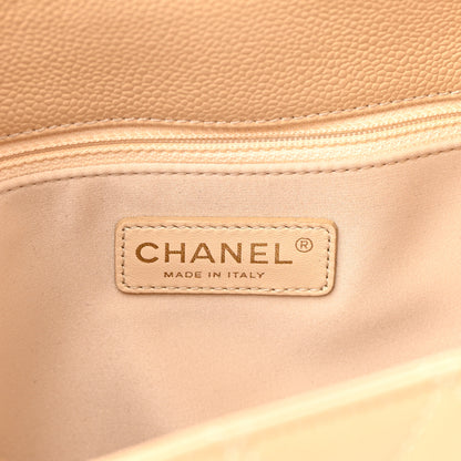 Chanel Caviar Quilted Grand Shopping Tote GST Beige Clair 6 of 12