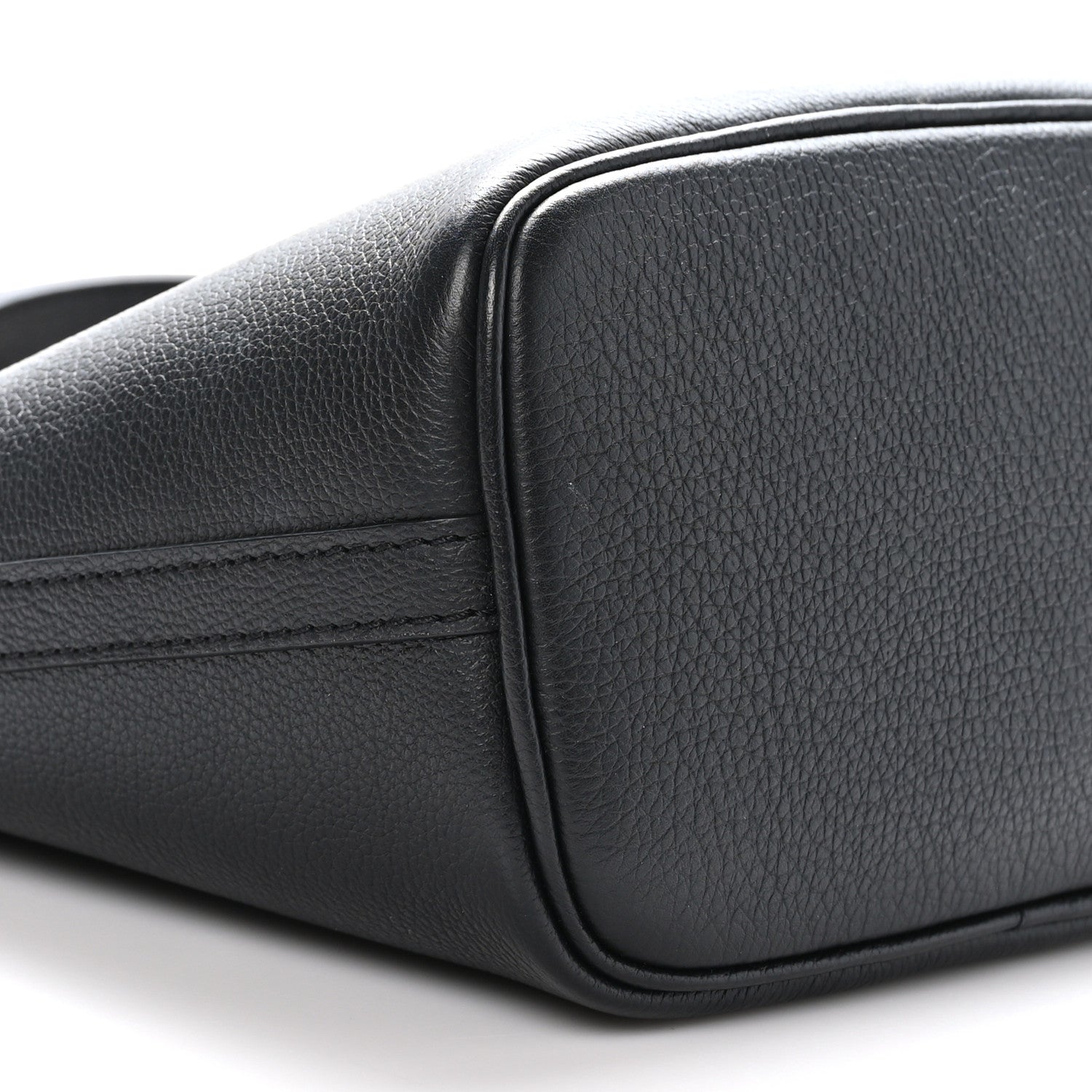 Louis Vuitton Calfskin Lock and Walk Bucket Black 9 of 11