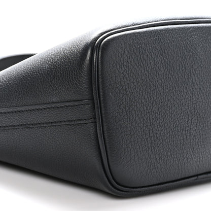 Louis Vuitton Calfskin Lock and Walk Bucket Black 9 of 11