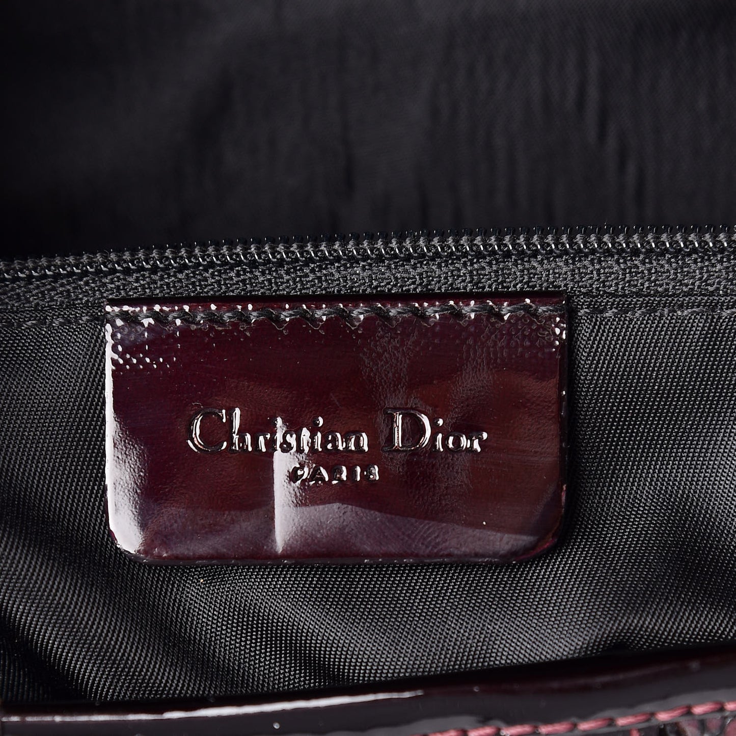 Calfskin Stingray Embossed Saddle Bag Red