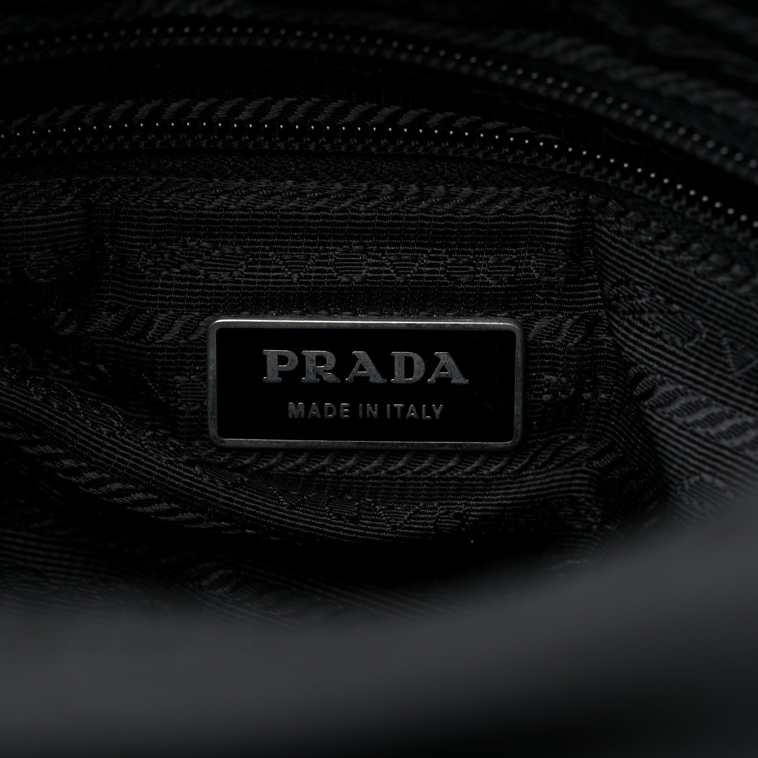 Prada Tessuto Nylon Saffiano Small Vela Messenger Black 6 of 16