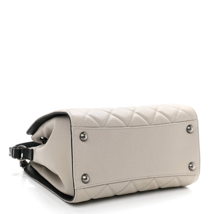 Chanel Caviar Quilted Small CC Bucket Bag Grey 4 of 12