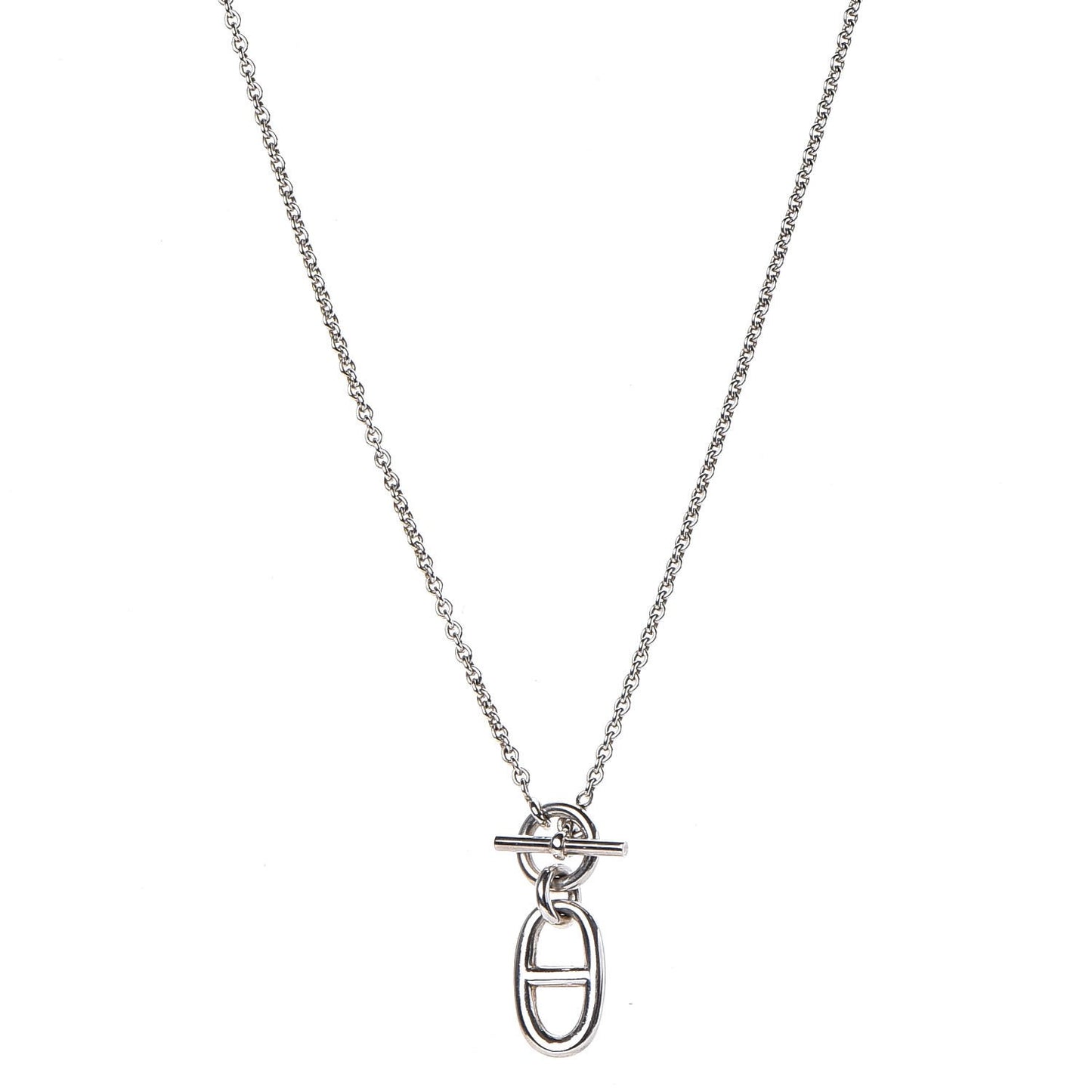 Sterling Silver Amulette Chaine d'Ancre Necklace