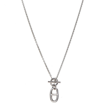 Hermes Sterling Silver Amulette Chaine d'Ancre Necklace 1 of 5