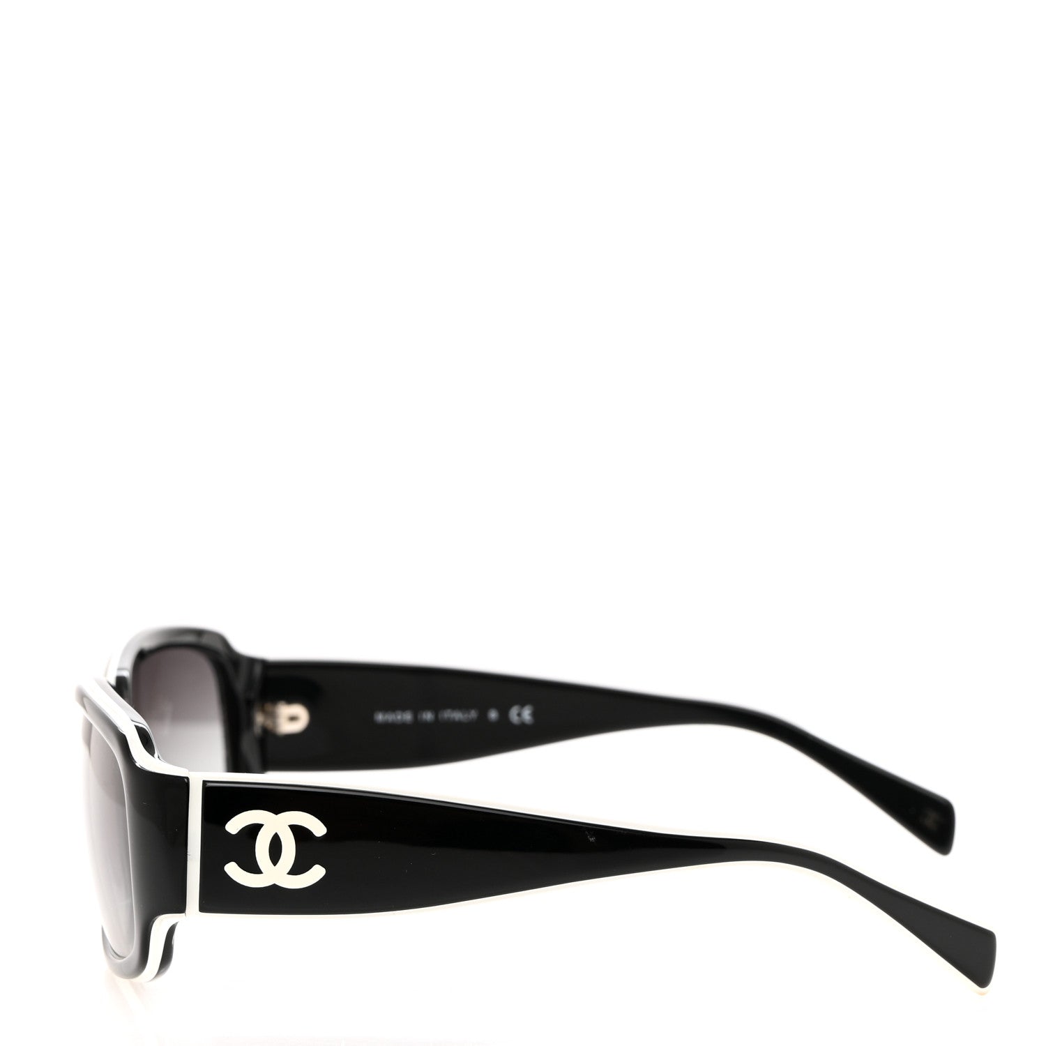Chanel CC Sunglasses 5144 Black White 3 of 8