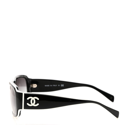 Chanel CC Sunglasses 5144 Black White 3 of 8
