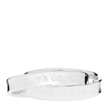 Tiffany Sterling Silver 1837 Interlocking Circles Ring 51 5.75 1 of 5