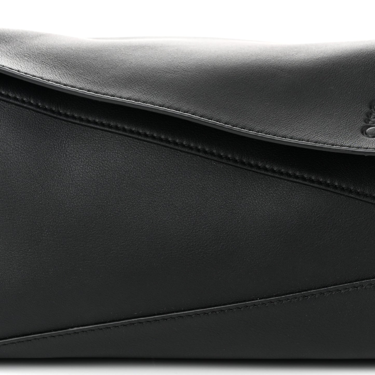 Calfskin Puzzle Hobo Black
