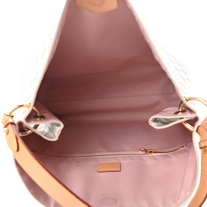 Louis Vuitton Damier Azur Graceful MM Rose Ballerine 5 of 10