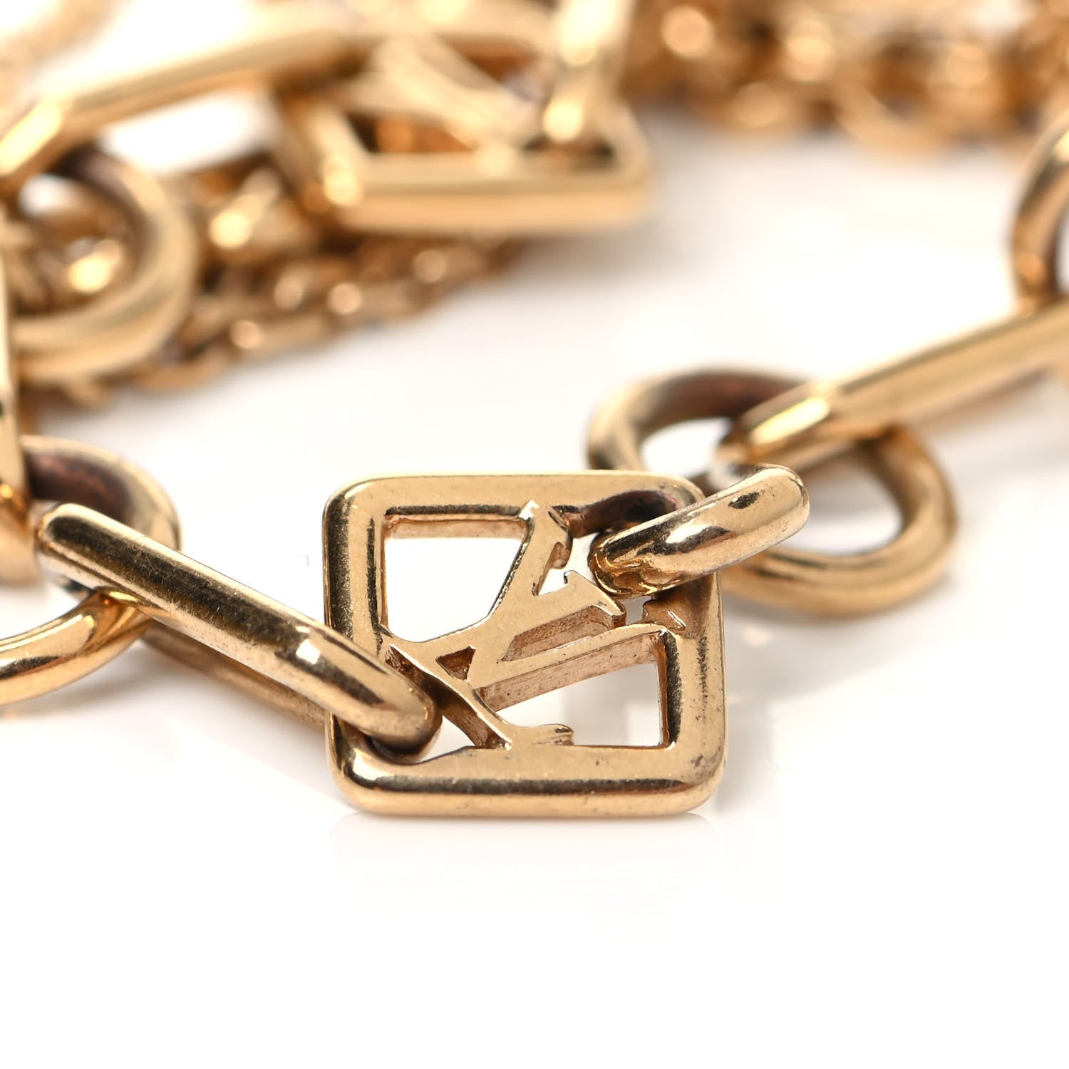 Louis Vuitton Vegas Chain Bracelet Gold 4 of 6