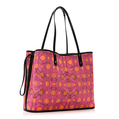 MCM Visetos Large Project Reversible Shopper Tote Cognac 5 of 15