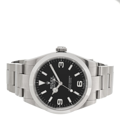 Rolex Stainless Steel 40mm Oyster Perpetual Explorer Watch Black 224270 2 of 5