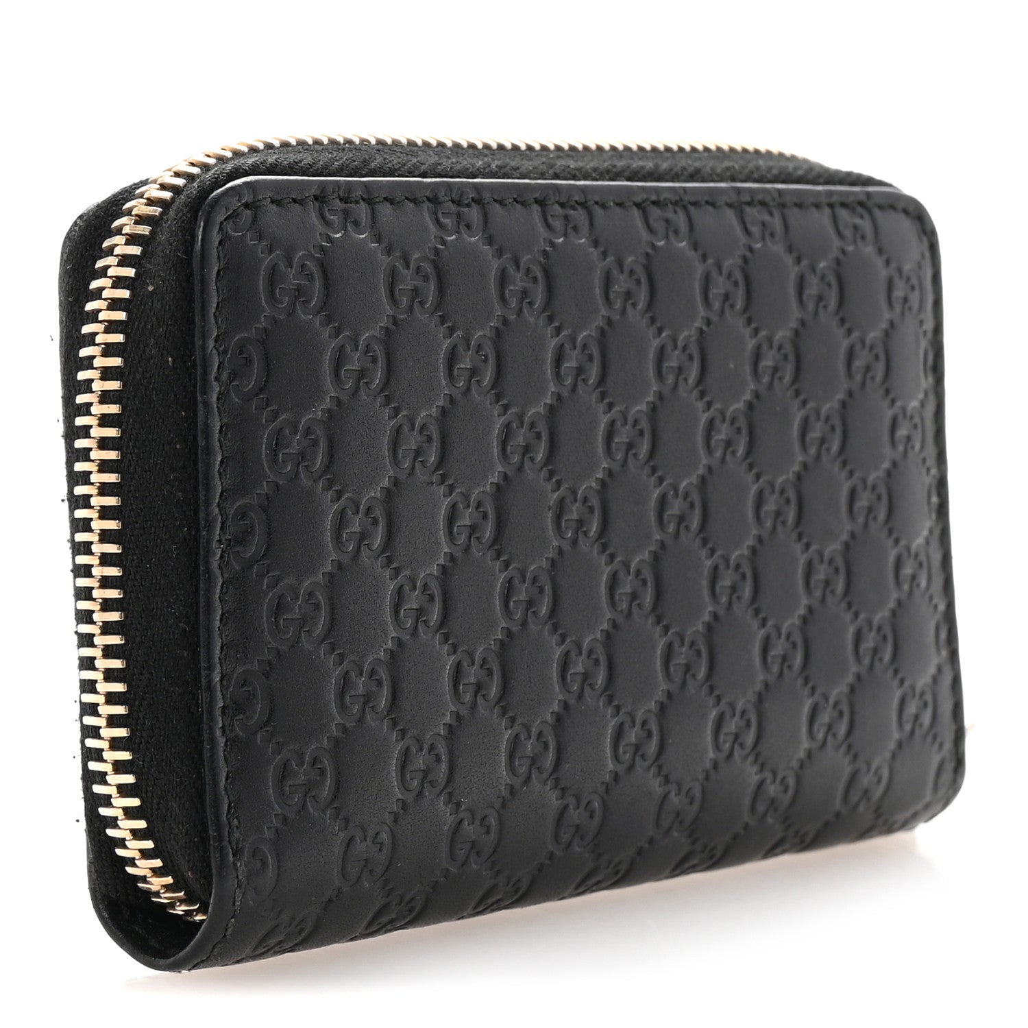 Gucci Microguccissima Zip Around Card Case Black 3 of 7