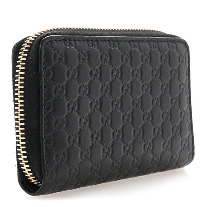 Gucci Microguccissima Zip Around Card Case Black 3 of 7