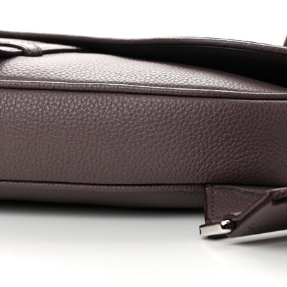 Christian Dior Grained Calfskin Kim Jones Saddle Bag Amaranth 10 of 12