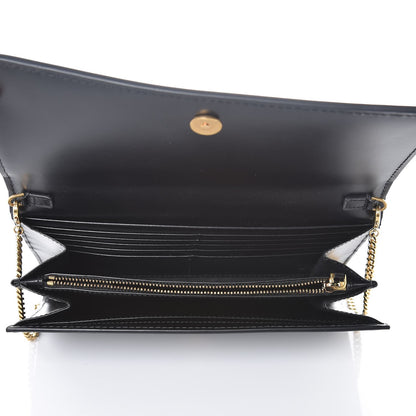 Versace Vitello Tribute Chain Wallet Black 5 of 8