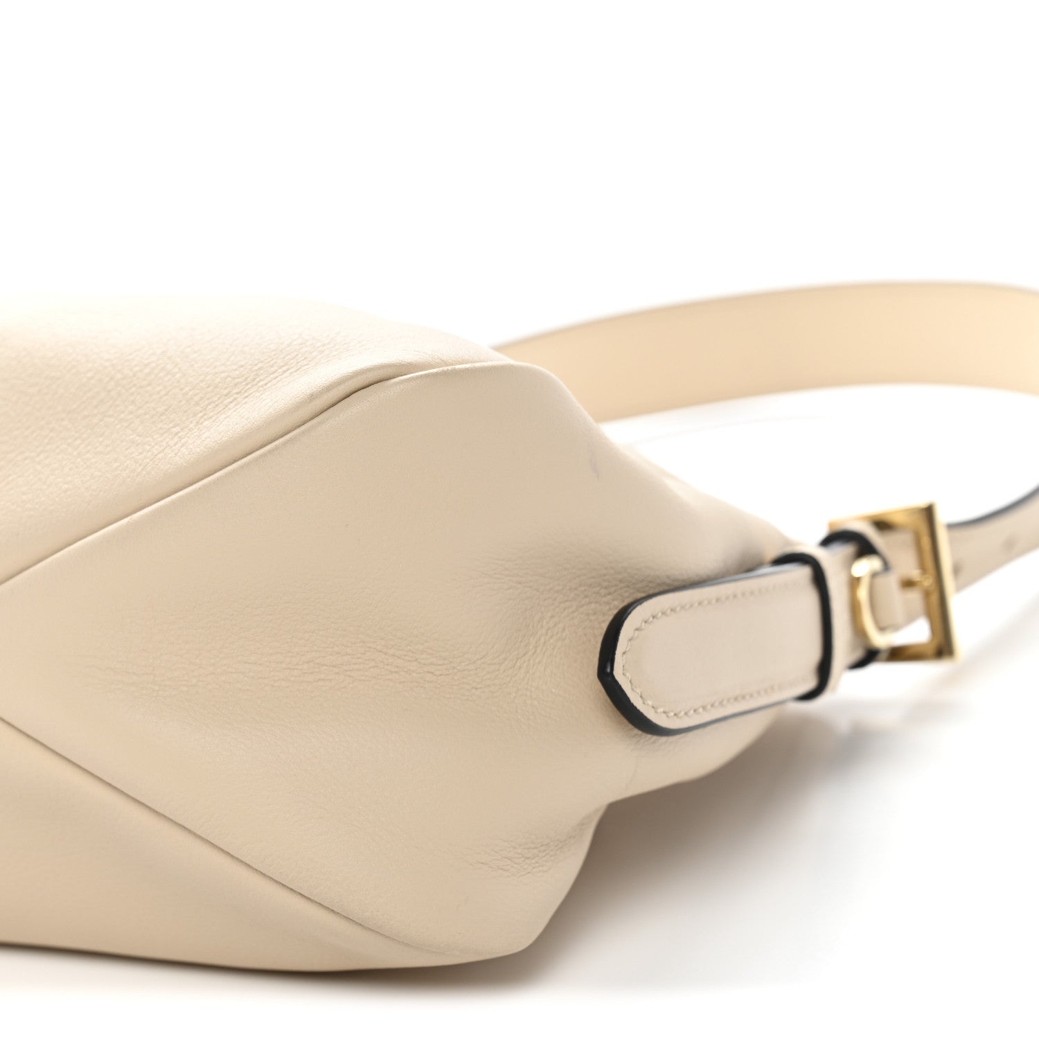 Prada Soft Calfskin Medium Aimee Shoulder Bag Travertine 9 of 10