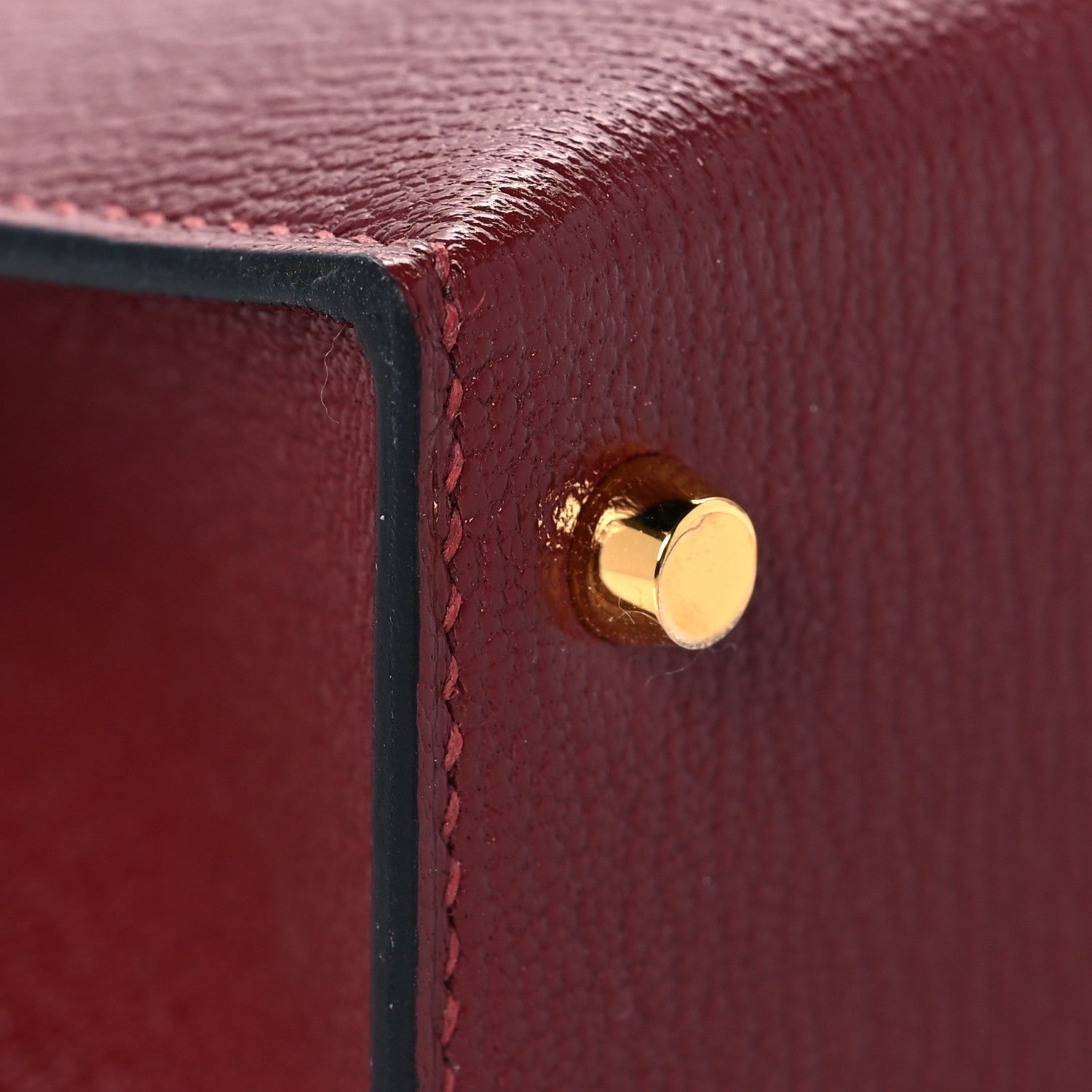 Hermes Chevre Chamkila Mini Kelly Sellier 20 Rouge H 10 of 11