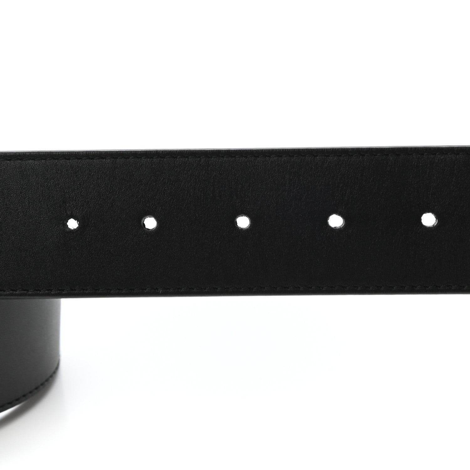 Gucci Calfskin Double G 40mm Belt 80 32 Black 4 of 4