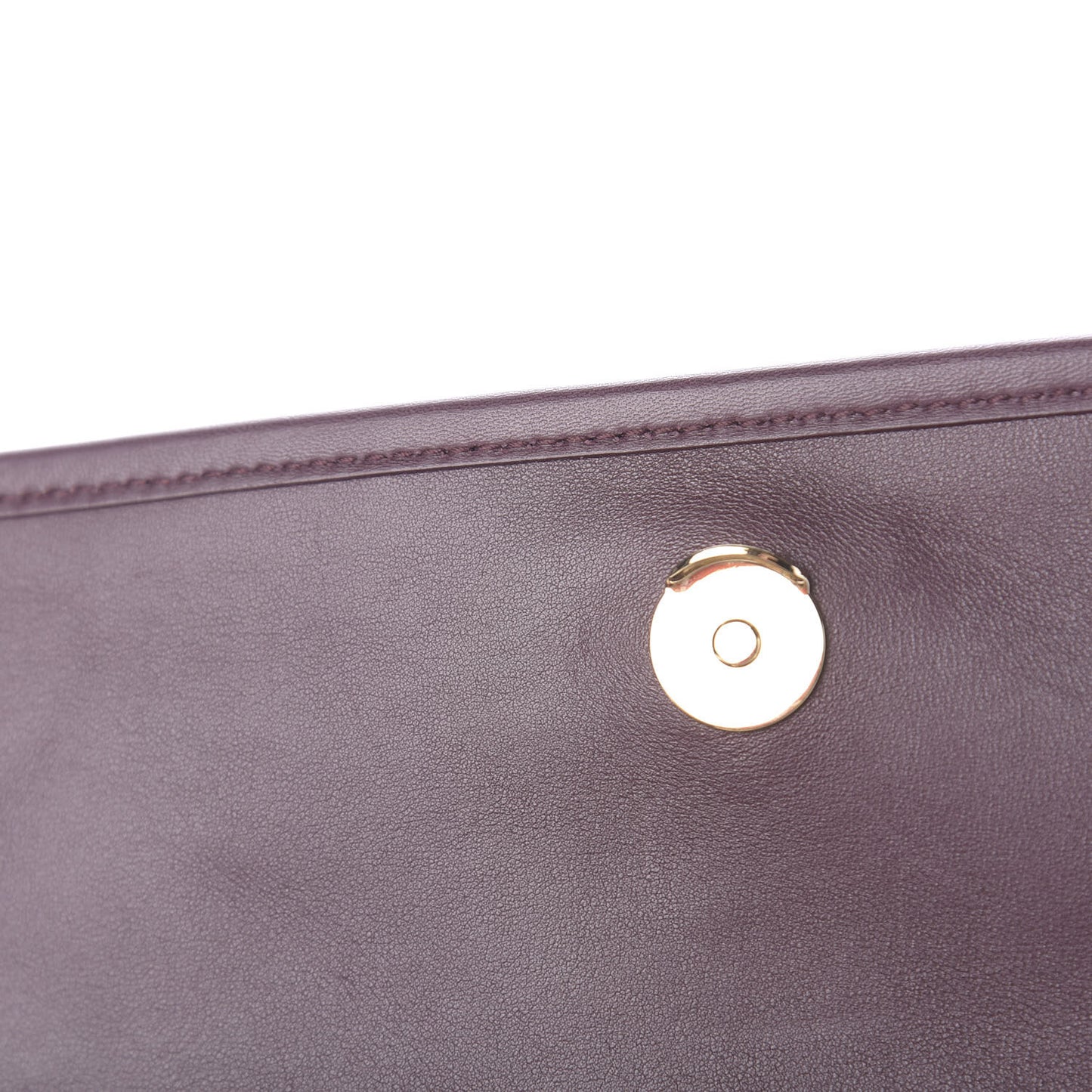 Lambskin Matelasse Monogram Medium Niki Chain Satchel Burgundy
