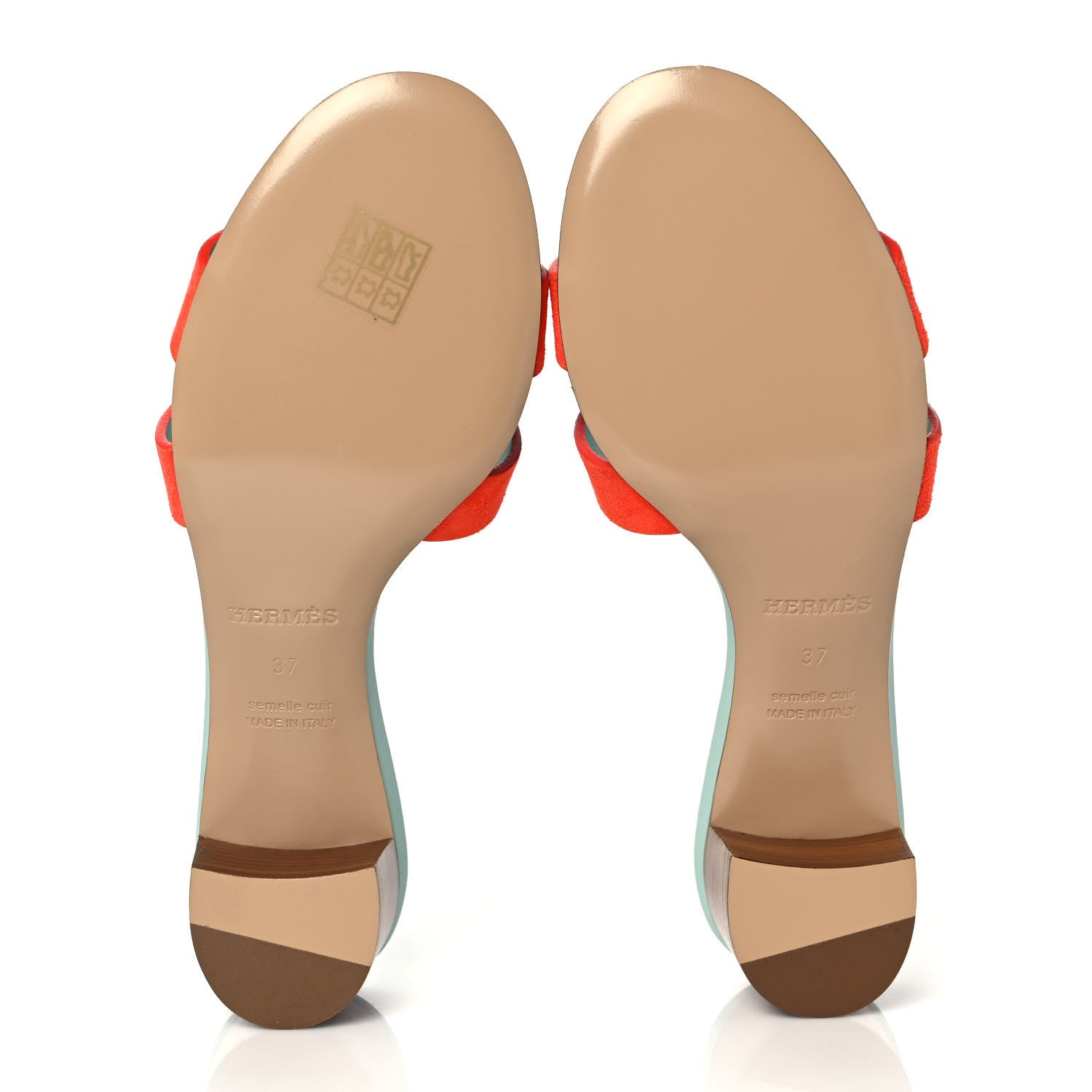 Hermes Suede Goatskin Oasis Sandals 37 Rose Sorbet 5 of 9