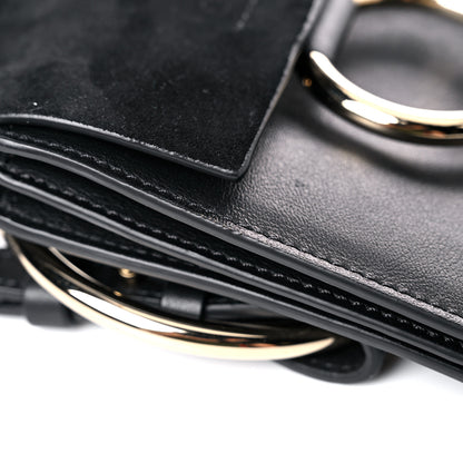 Chloe Suede Calfskin Mini Faye Bracelet Bag Black 12 of 12
