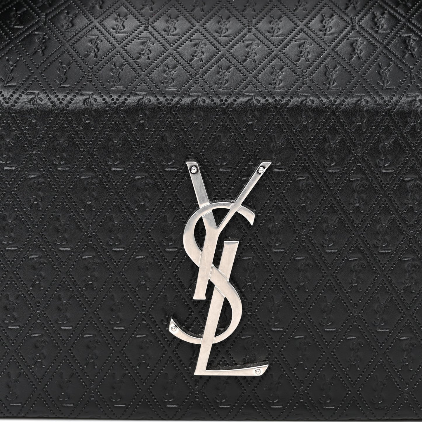 Calfskin Monogram Take Away Box Black