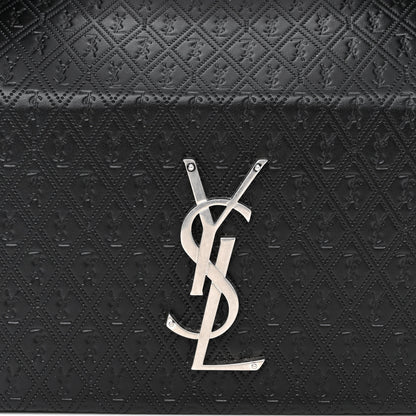 Saint Laurent Calfskin Monogram Take Away Box Black 6 of 8