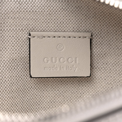 Gucci Calfskin GG Tennis Embossed Belt Bag Mystic White 6 of 9